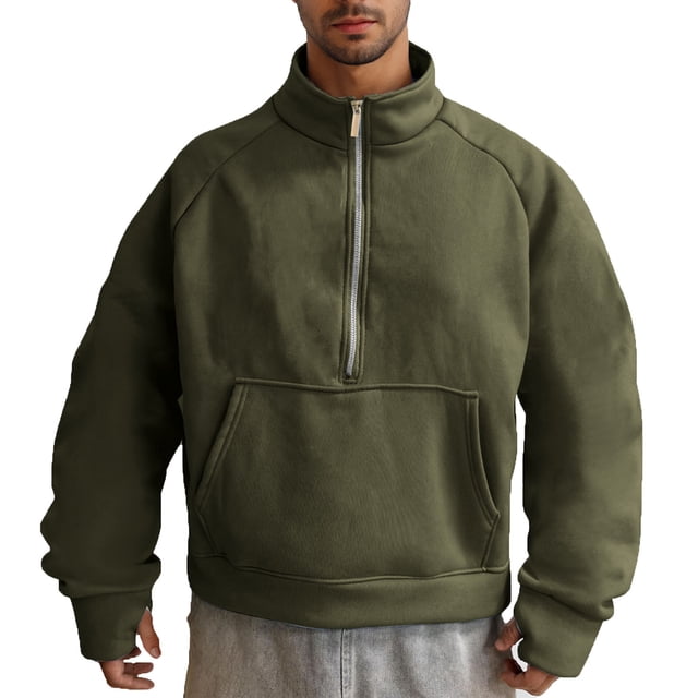 pstuiky camisas de hombre de manga larga, Sudadera deportiva de cuello redondo y manga larga con capucha lisa para hombre top de hombre xxl