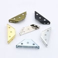 thumbnail image 2 of 1Pcs  Furniture Fastener Thickened Metal Electroplating Corner Fixed Bracket Right Angle Corner Stand Metal Connector Protector 03, 2 of 8