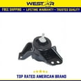thumbnail image 2 of Motor & Trans Mount 3PCS Set Compatible for 14-15 Hyundai Tucson/ 14-16 KIA Sportage 2.4L Replaces 10125 9760, 2 of 3