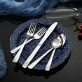 thumbnail image 6 of KitchenTrend 48-Piece Silverware Set, Flatware Set for 8, Stainless Steel Tableware Cutlery Set for Home Restaurant, Mirror Finish,Modern Design,Dishwasher Safe, 6 of 9