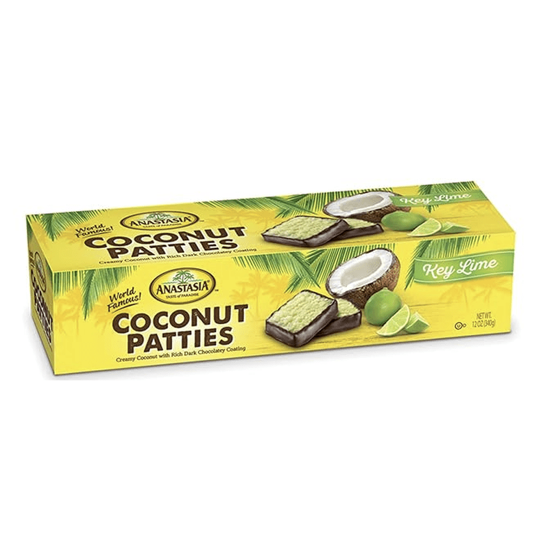 Anastasia Confections Coconut Original Patties and Key Lime Flavor