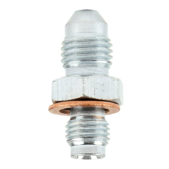 Allstar Performance ALL50030 -4 AN Male to 0.37 in.-24 Male Adapter Fittings, Nickel Plated - Pack of 2