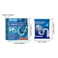thumbnail image 3 of Pipe Unclogging Foaming Tablets Powerful Drain Cleaner | Fast Dissolving Grease & Hair Remover | Deodorizing for Sinks Toilets Kitchen Bathroom Floor Drains | 1 Box Easy Use Long-Lasting Maintenance, 3 of 9