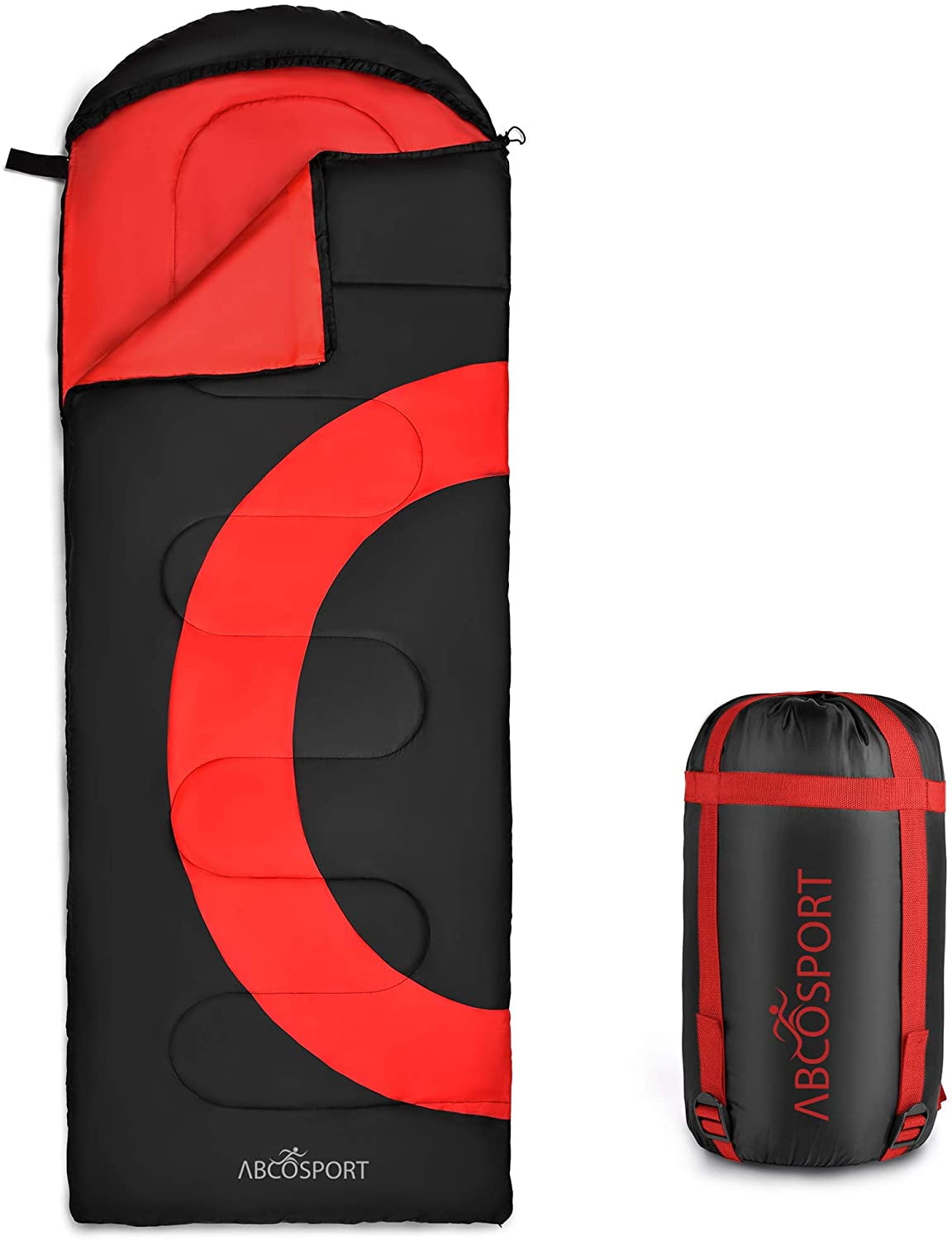 Abco Tech Lightweight Sleeping Bag 3 Season Portable Sleeping Bag