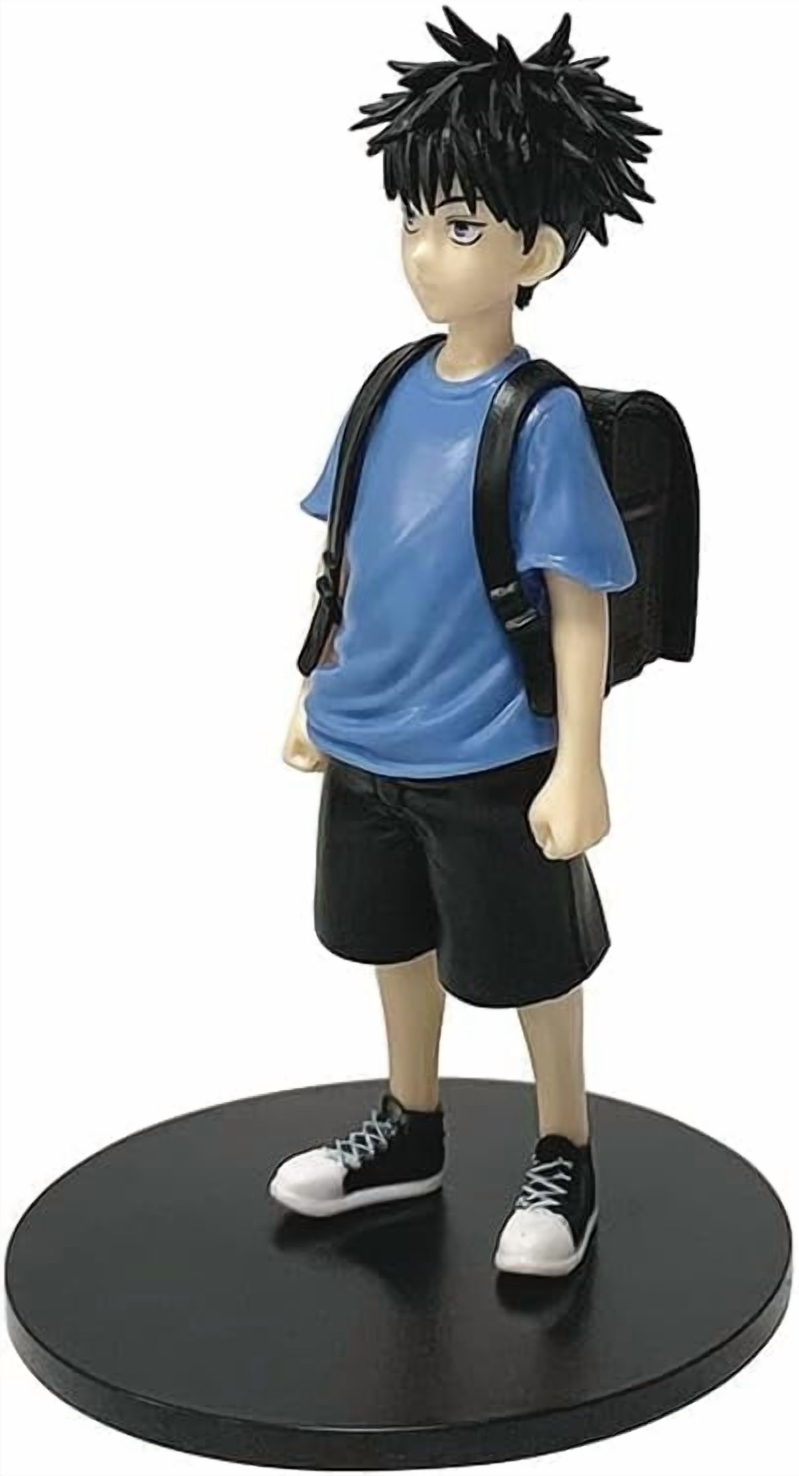 Newly Yuji Itadori Figure Megumi Fushiguro Figure Q Version Backpack Anime Figures 16cm/6.3inch Handmade PVC Game Character Decoration Craft Gift (b)