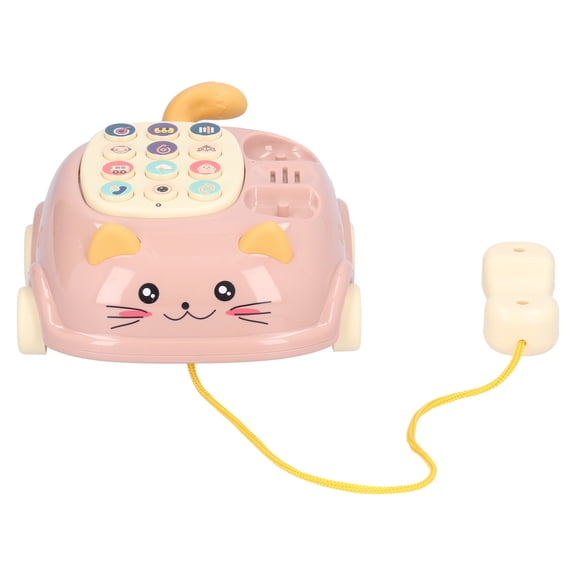 Teléfono De Charla, Práctico Juguete Telefónico Estable Y Duradero Aspecto Encantador Seguro Para Mayores De 6 Años Para Bebés Para Niños Tempranos
