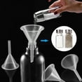 thumbnail image 3 of FELTECHELECTR Wide Mouth Funnel Clear Plastic 5Pcs for Powder Transfer and Home Use 6 X 2.5 X 4.1 In, 3 of 8