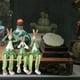 thumbnail image 5 of 3 piezas de de conejo, pies colgantes, estatua de conejo, adornos artesanales decorativos para el hogar, sala de estar, tienda, , VERDE Macarena Figuras de conejitos, 5 of 7