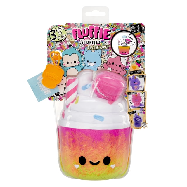 Peluche Fluffie Stuffiez Shake, pequeño, coleccionable con ASMR