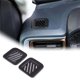 thumbnail image 5 of Car Center Console Dashboard Side Air Vent Outlet Frame Cover Trim for 2022 2023 Accessories, Matte Black, 5 of 5