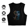 thumbnail image 4 of Popfunk Mayfair Witches Rowan Legacy Women's Sleeveless Crop Top Tank, Black, X-Large, 4 of 5