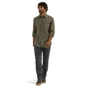 Wrangler® ATG Men's Mixed Material Shirt with UPF 40+ Protection, S-4XL