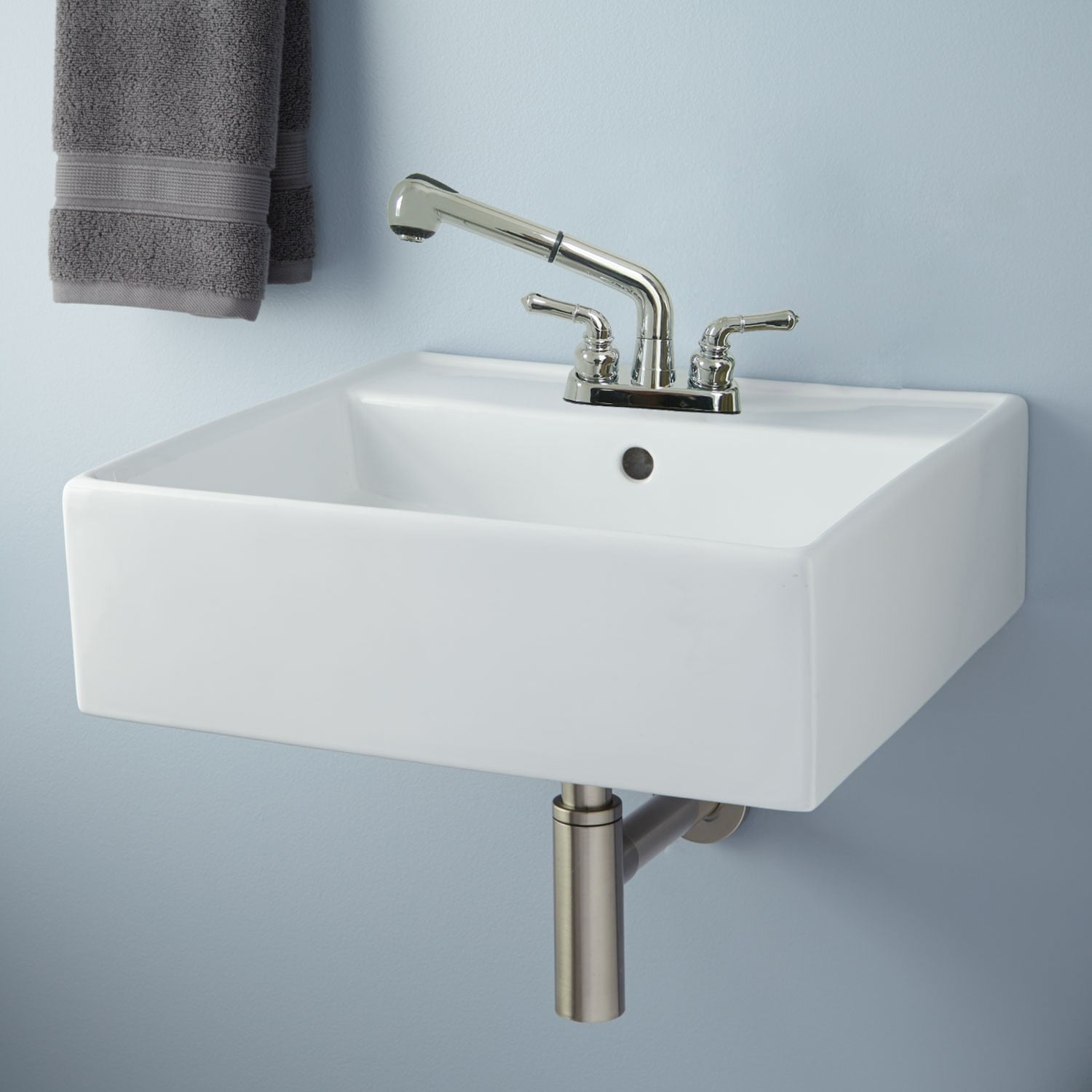 WMF-4226224PO-ATP-CP - Universal Laundry Tub Faucet Pull Out Spray Spout, Non-metallic ABS Plastic, Chrome Finish