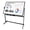 Black, variant on Tooloton Large Rolling Whiteboard on Wheels, 48 x 36 Inches with Stand, 4' x 3' Magnetic Dry Erase Board Easel