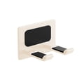 thumbnail image 2 of KTFgvq Dryer Holder Wall Mounted Folding Storage Rack Organizer for Bathroom Vanity Counter, Beige, 2 of 9