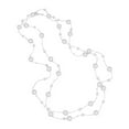 thumbnail image 1 of 170cm Long Dress Sweater Chain New Necklace Multi-Layered Layerable, 1 of 7
