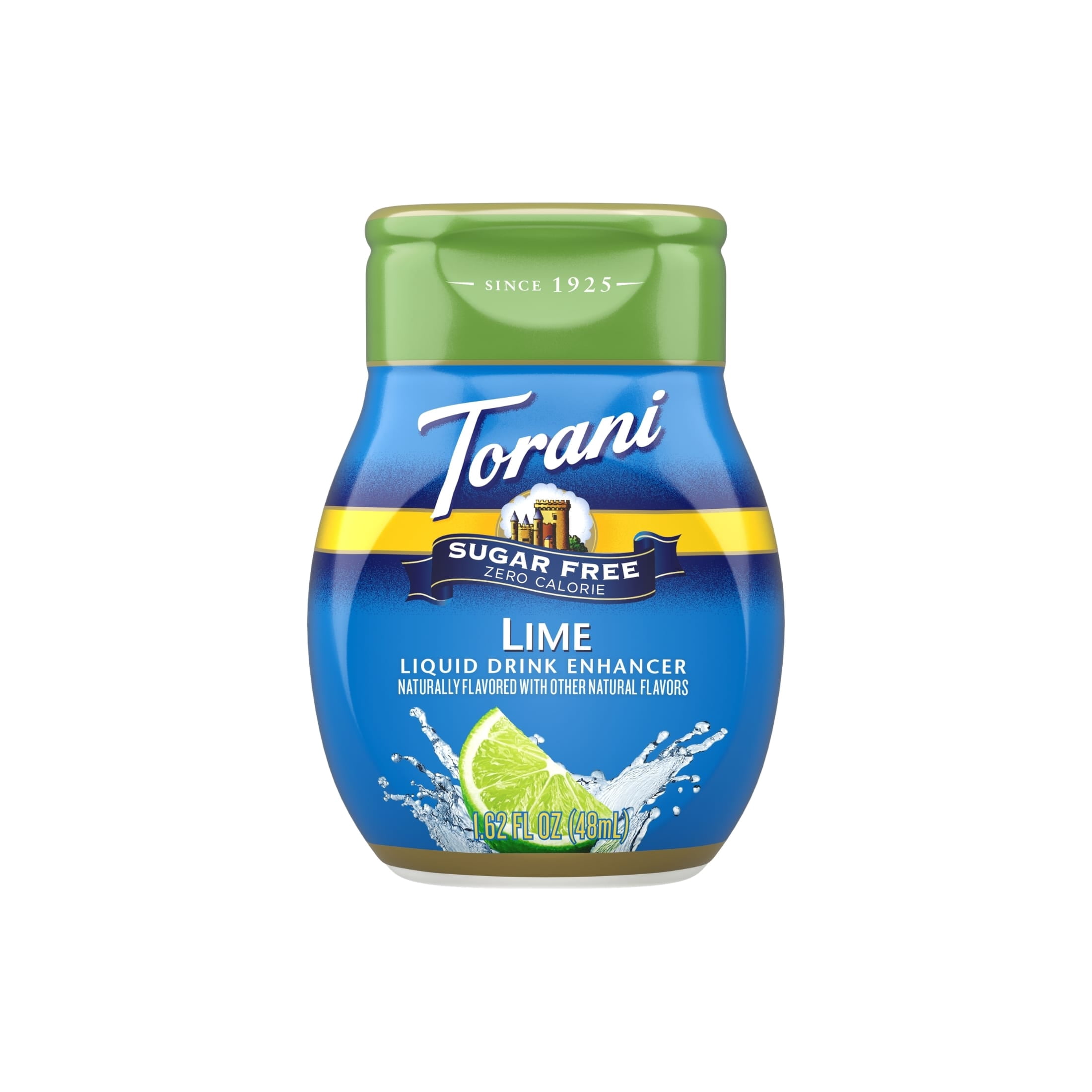(12 pack) Torani Sugar Free Lime Liquid Drink Enhancer, 1.62 fl oz