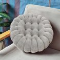 thumbnail image 4 of Kezqiaxn Seat Cushions for Office Chairs Cushion 15.7Inch Round Super Soft Comfy Seat Cushion Biscuits Chair Pad Meditation Floor Cushions for Yoga Living Room Balcony Patio, 4 of 6