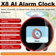 thumbnail image 2 of ZhongKe Kids AI Smart Alarm Clock with 2.8 inch LCD Screen and Voice Assistant-Red, 2 of 9