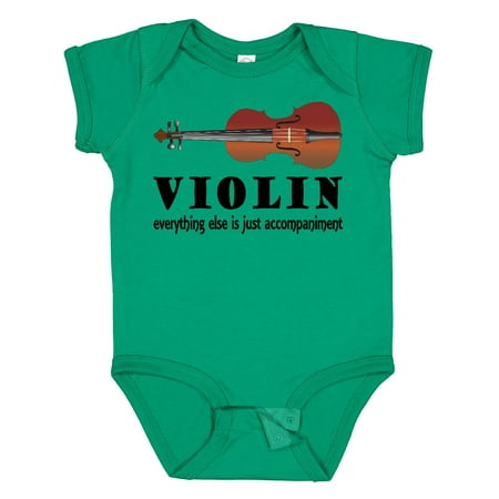 

Inktastic Violin Humor Music Gift Baby Boy or Baby Girl Bodysuit