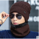 thumbnail image 2 of Gorro de invierno cálido para hombre, gorro de lana de punto, gorro de ciclismo de invierno, gorro con protección para los oídos, gorro a prueba de frío, gorro para hombre con cuello grueso, 2 of 6