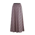 thumbnail image 2 of Doublju Women's Flowy Flared Comfy Maxi Skirt (Plus Size Available), 2 of 4