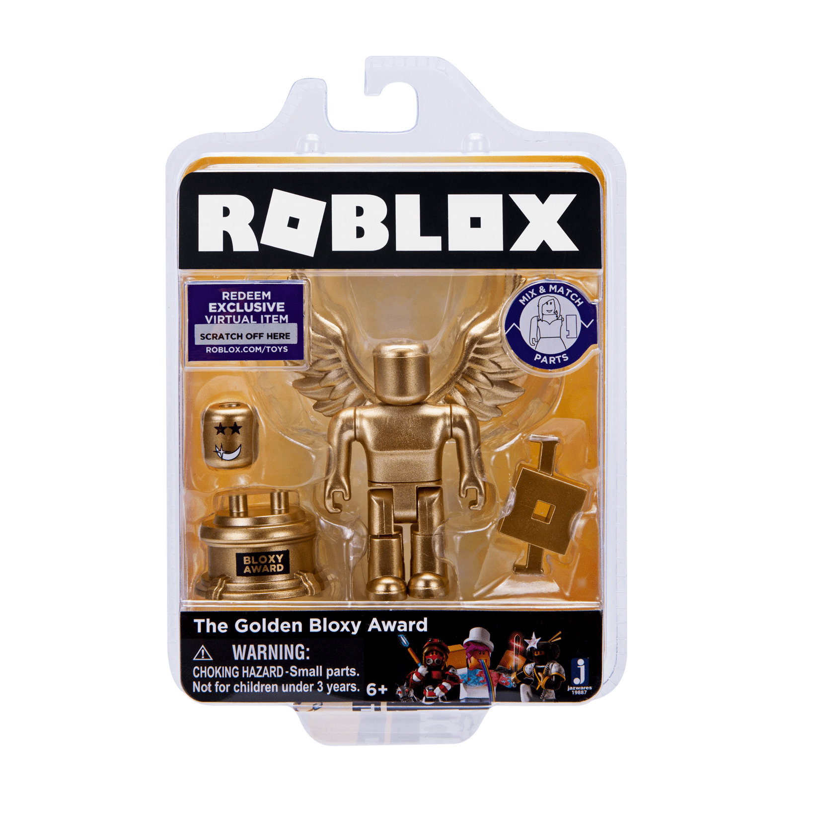 Roblox Celebrity The Golden Bloxy Award Figure Pack - 