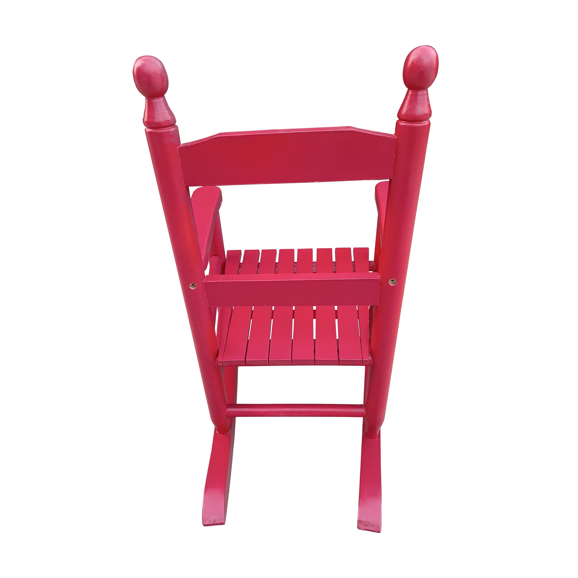 Children's rocking rose red chair- Indoor or Outdoor -Suitable for kids