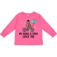 thumbnail image 3 of Inktastic My Nana Papa Love Me Grandchild Boys Long Sleeve Toddler T-Shirt, 3 of 5