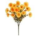thumbnail image 2 of Morning Glory Artificial Flowers for Outdoors 1 Stems 13.8'' Fake Flowers Faux Silk Morning Glory Picks UV Resistant Fake Plants for Planters Vase Table Centerpieces Garden Porch Home Decor Yellow, 2 of 9