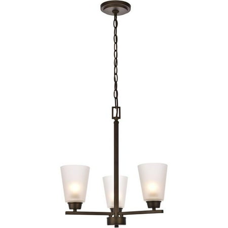 Elegant Lighting Ld8002d18orb 19 X 18 In Biff 3 Light Oil Rubbed X 18 In Biff 3 Light Oil Rubbed