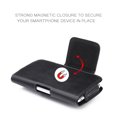 thumbnail image 2 of DreamWireless LPHTCM7BB3HBK Htc M7 Blackberry 3 Horizontal Leather Pouch, Black, 2 of 6