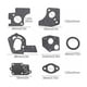 thumbnail image 2 of Kit de carburador Briggs Stratton, repuesto compatible con la serie de motores que garantiza un funcionamiento suave para motores horizontales de 3 a 5 HP, la junta de montaje del tanque proporciona, 2 of 5