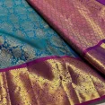 thumbnail image 4 of Designer Sari Bollywood Bridal Silk Saree Blouse South Indian Ethnic Ready Made With Unstitched Blouse, 4 of 5