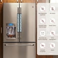 thumbnail image 2 of Refrigerator Door Handle Covers Set of 2, Cute hippopotamus Adjustable Non Slip Fridge Handle Covers, Appliance Handle Covers for Dishwasher Cuteness Oven Kitchen Decor, 2 of 6