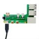 thumbnail image 1 of Placa de ExpansióN para Zero 2W A PI5 con Cable Adaptador de Interfaz Zero A Pi5 Zero USB HUB RJ45 HAT, 1 of 5