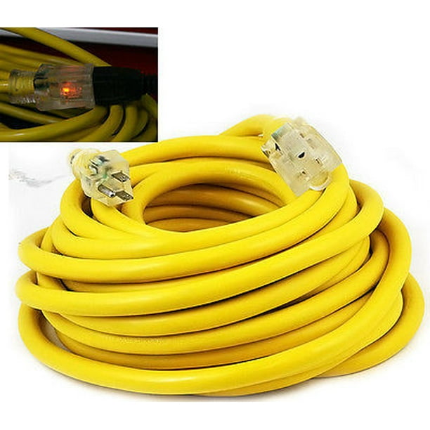 100 Foot Yellow Electrical Extension Cord Walmart Com Walmart Com