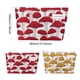 thumbnail image 4 of Bolsa de maquillaje bonita de 2 uds, bolsas de cosméticos de viaje con forma de seta de gran capacidad, cierre de cremallera, 4 of 8