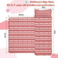 thumbnail image 5 of Red Christmas Striped Pattern (2) Toddler Nap Mats for Kids Preschool,50"x20" Sleeping Mat Bag or Kids,Toddler Sleeping Bag,Toddler Nap Mat or Daycare, 5 of 6