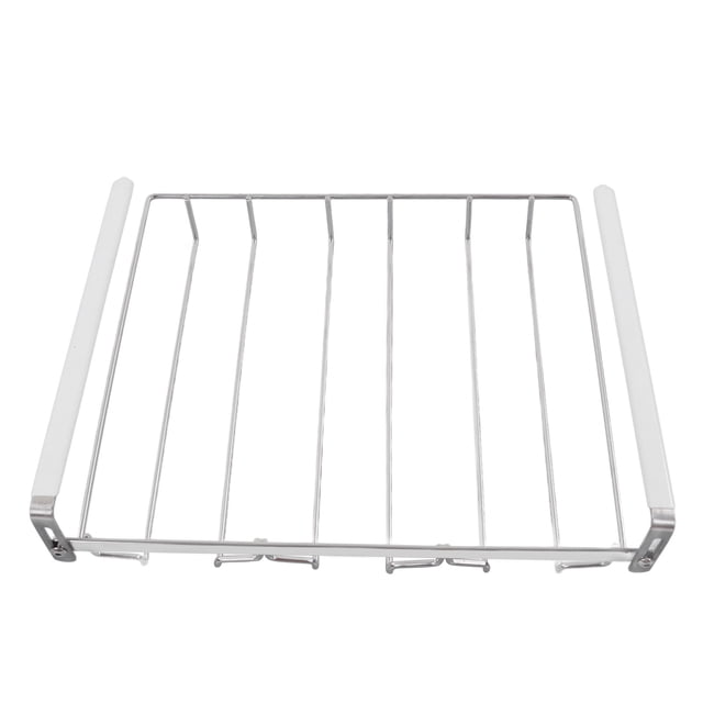 Estante Para Copas De Vino, Soporte Ajustable Para Copas De Vino Que Ahorra Espacio, Sin Perforaciones Para El Hogar ANGGREK Descripción de la referencia