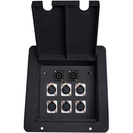 Elite Core Recessed Floor Box with AV Connections