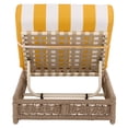 thumbnail image 6 of Safavieh Callan Steel Outdoor Lounge Chairs, Heather Tan/Yellow Stripe, 6 of 13