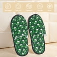 thumbnail image 2 of Fotbe Happy St. Patrick's Day Pantuflas Peludas para Mujer con Estampado, Zapatillas de Peluche, Zapatos de Invierno para Casa, Uso Interior y Exterior-Large, 2 of 8