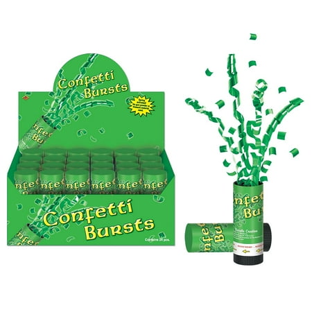 Beistle St. Patrick's Day Confetti Bursts Green 24/Pack 30900-G