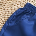 thumbnail image 6 of UngA Toddler Boy Clothes Summer Outfit Short Sleeve Button Down Collared Shirt Little Boy Shorts Set Cotton Clothes for Boys (Blue,6-7 Years), 6 of 7