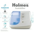 Holmes Cool Mist Humidifier for Small Rooms, White