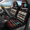 thumbnail image 3 of Pzuqiu Geometric Patterned Car Seat Covers Easy to Install, for Van Seats Auto Interior Car Interior Suitable for Trucks Cars, 3 of 10