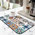 thumbnail image 2 of 19.5x12in Mexican Coffee Drying Mat High Performance Diatom Mud Dish Pad Must have Kitchen Gadget for a Clean, Dry, Coffee Mat and Orderly Counter, 2 of 7