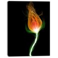 thumbnail image 2 of Fleur Fractale avec Tige - Impression sur Toile Florale, 2 of 4