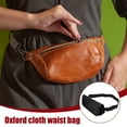 thumbnail image 2 of BRIGHTFUFU Riñonera de cajero Bolsa de tela Oxford Tablero de papel Cambio de moneda Clasificación Bolsa de cintura especial Bolsa de almacenamiento para hombre mujer (Negro), 2 of 8
